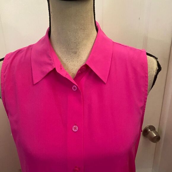 Equipment 100% silk sleeveless blouse, S - Picture 2 of 7